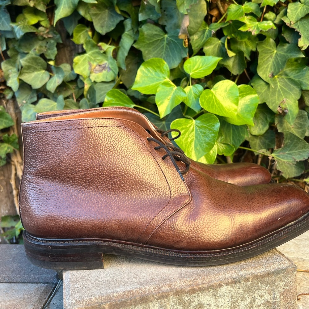 Meermin Dark Brown Leather Chukka Boots